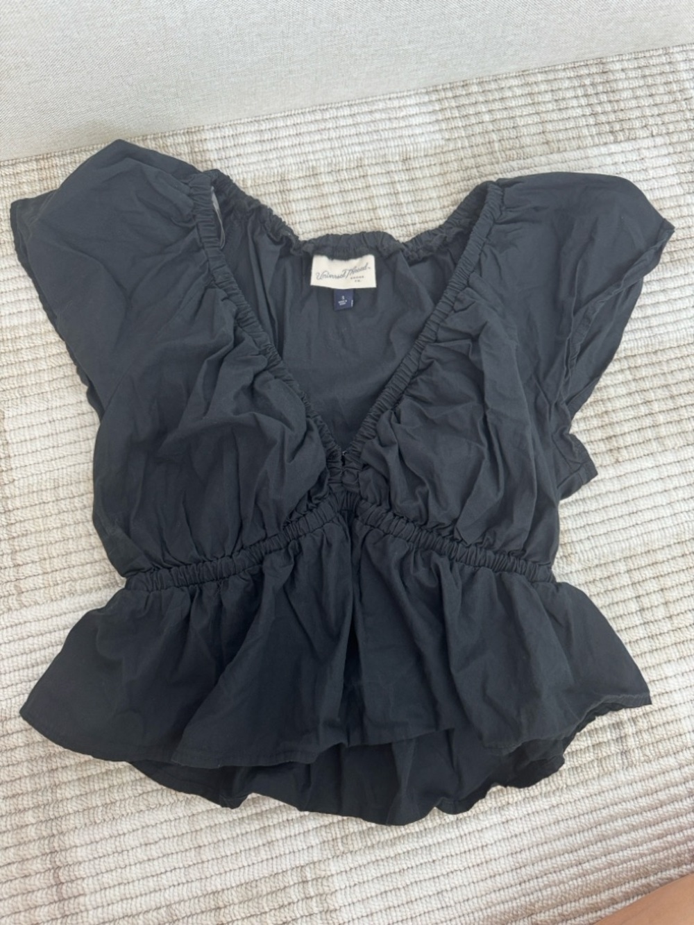 Women’s Universal Threads Black Size Small V-neck Tank Top
